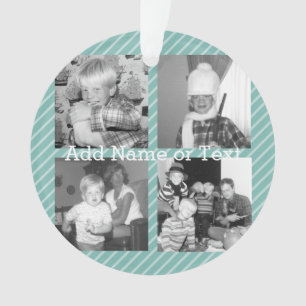 Collage de photo d'Instagram 4 images - rayures