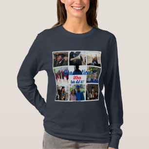 Collage de photos de diplôme T-shirt personnalisé
