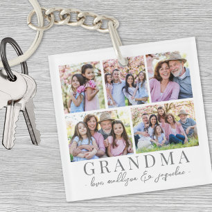 Collage de photos de grand-mère