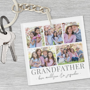 Collage de photos du grand-père