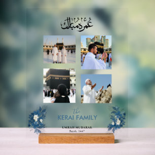 Collage de photos personnalisé pour Umrah Mubarak