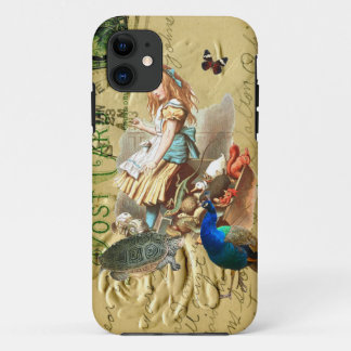 Collage der Vintagen Alice im Wunderland Case-Mate iPhone Hülle