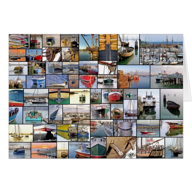Collage des bateaux (Devant horizontal)