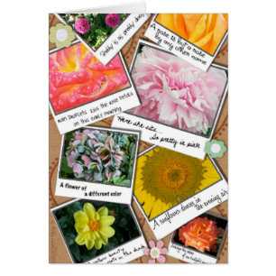 Collage des fleurs