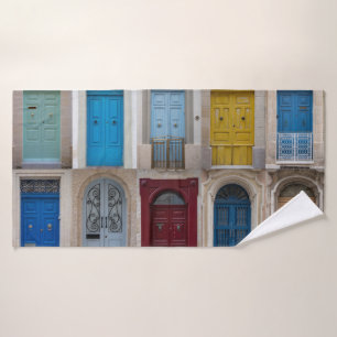 Collage des portes avant colorées