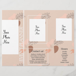 Collage Earth Tone Eventplaner Flyer