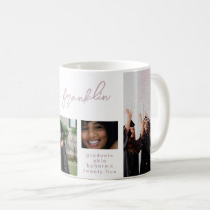 Collage editierbar Multi-Foto-Abschluss 2023 Schul Kaffeetasse