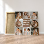 Collage Family Foto | Dankbar, gesegnet Leinwanddruck<br><div class="desc">Collage Family Foto | Dankbar,  gesegnet</div>