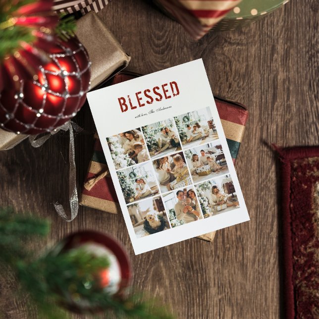 Collage Family Foto | Happy Holiday BLESSED (Von Creator hochgeladen)