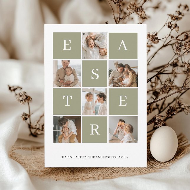 Collage Family Foto Oaster | Happy Oaster Einladung (Von Creator hochgeladen)