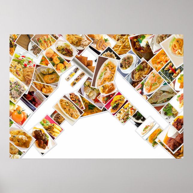Collage Food Poster (Vorne)