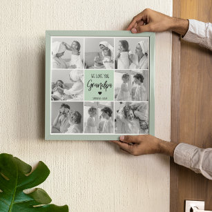 Collage Foto Beste Opa je Pastete Minze Geschenk Poster