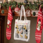 Collage Foto | Farbenfrohe Feiertage Tragetasche<br><div class="desc">Freuen Sie sich auf das bunte Happy Holiday Collage Foto,  eine reizvolle Ergänzung zu Ihrer festlichen Dekoration oder ein nachdenkliches Geschenk für Ihre Lieben. Diese einzigartige Collage bietet eine lebendige Mischung aus Urlaubsfotos,  die das Wesen Ihrer gepflegten Momente erfassen.</div>