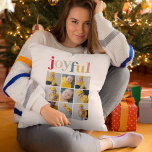 Collage Foto | Farbenfrohe Weihnachtsgeschenke Kissen<br><div class="desc">Collage Foto | Farbenfrohe Weihnachtsgeschenke</div>