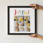 Collage Foto | Farbenfrohe Weihnachtsgeschenke Leinwanddruck<br><div class="desc">Genießen Sie den pulsierenden Geist der Urlaubssaison mit unserer farbenfrohen Joyful Holiday Collage Foto Gift Collection, die exklusiv auf Zazzle erhältlich ist! Egal, ob Sie Feiertagsjubiläum vermitteln oder bleibende Erinnerungen schaffen möchten, unsere personalisierten Produkte sind die richtige Wahl. Ob Weihnachten, Hanukkah, Kwanzaa oder einfach nur die Freuden der Saison, unsere...</div>