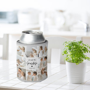 Collage Foto Grau Wir Liebe Sie Oma Bestes Geschen Dosenkühler