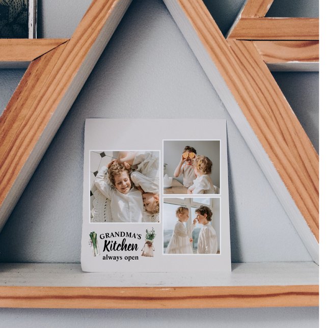 Collage Foto & Großküche ist immer geöffnet (Von Creator hochgeladen)