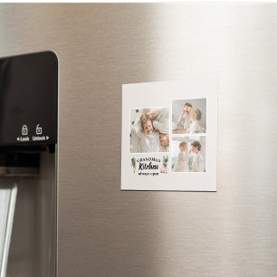 Collage Foto & Großküche ist immer geöffnet Magnet