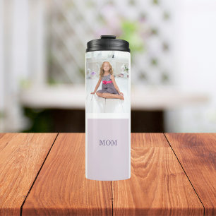 Collage Foto Lila Beste Mama je Geschenk Thermosbecher