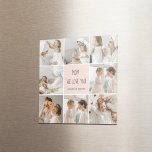 Collage Foto Mama Wir Liebe Sie beste Mutter Gesch Magnet<br><div class="desc">Dieses Collage Foto ist ein perfektes Geschenk, um Ihre Liebe für Ihre Mutter zum Ausdruck zu bringen. Der Rahmen ist wunderschön in Rosatönen gestaltet und verleiht dem Gesamtbild eine Touch von Weiblichkeit und Eleganz. Der Rahmen kann mehrere Fotos verschiedener Größen enthalten, sodass Sie eine einzigartige und personalisierte Anzeige für Ihre...</div>