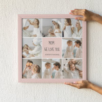 Collage Foto Mama Wir Liebe Sie beste Mutter Gesch