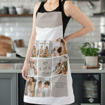 Collage Foto Mama Wir Liebe Sie Schürze<br><div class="desc">Mit dieser Collage Foto "We Liebe You Mama" Schürze verwandeln Sie das Kochen im Alltag in eine herzliche Erlebnis. Personalisieren Sie es mit Ihren Lieblings-Fotos, um eine nachdenkliche und praktische Geschenkidee Mama zu schaffen wird begeistert sein. Perfekt für den Muttertag, ihren Geburtstag, oder nur weil diese maßgeschneiderte Schürze eine süße...</div>