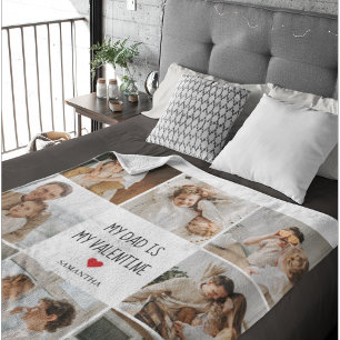 Collage Foto   Mein Vater ist mein Valentingeschen Sherpadecke