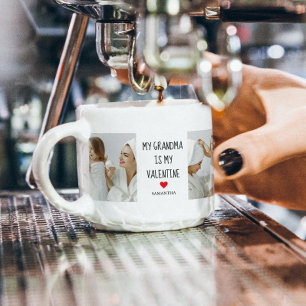 Collage Foto   Meine Mama ist mein Valentingeschen Espressotasse