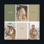Collage Foto Modernes Bestes Vater je Geschenk Magnet<br><div class="desc">Ein Collage Foto Modern Best Vater Ever Geschenk ist eine perfekte Möglichkeit, um Ihre Wertschätzung für Ihren Vater zu zeigen. Dieses Geschenk besteht aus einer Collage im modernen Stil, die mehrere Fotos von Ihnen und Ihrem Vater umfasst und die besonderen Momente und Erinnerungen hervorhebt, die Sie gemeinsam geteilt haben. Die...</div>