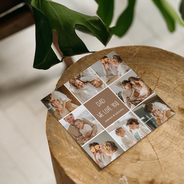 Collage Foto Vater Wir Liebe Sie glückliche Väter  (Von Creator hochgeladen)