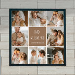 Collage Foto Vater Wir Liebe Sie glückliche Väter  Poster<br><div class="desc">Ein Collage Foto ist eine Bildersammlung, die visuell ansprechend gestaltet ist, und es kann eine großartige Möglichkeit sein, besondere Anlass wie den Vatertag zu feiern. In dieser speziellen Collage haben wir mehrere Fotos zusammengestellt, die die liebevollen Erinnerungen einfangen, die wir mit unserem Vater über die Jahre geteilt haben. Während wir...</div>