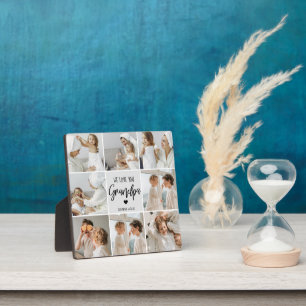 Collage Foto   Wir Liebe Sie Opa-Geschenk Fotoplatte