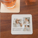 Collage Foto & Zitat Bestes Grandma-Geschenk Glasuntersetzer<br><div class="desc">Ein Collage Foto & Quote Bestes Oma Geschenk ist ein nachdenkliches und personalisiertes Geschenk für eine geliebte Großmutter. Dieses Geschenk enthält in der Regel eine Collage von Fotos, in denen die Großmutter, ihre Kinder, Enkel und andere Angehörige aufgeführt sind. Die Fotos sind kreativ und künstlerisch gestaltet, mit verschiedenen Größen und...</div>