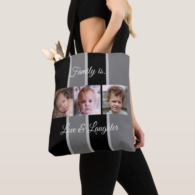 Collage fügen Sie Ihre eigenen benutzerdefinierten Tasche (Von Nahem)