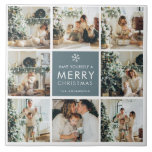 Collage Holiday Fotos | Frohe Weihnachten | Gesche Fliese<br><div class="desc">Collage Holiday Fotos | Frohe Weihnachten | Geschenk</div>