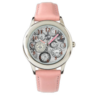 Collage Montre de Goût Victorien Alice au Pays des