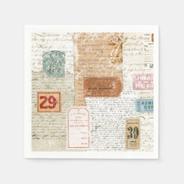 Collage Napkin Serviette