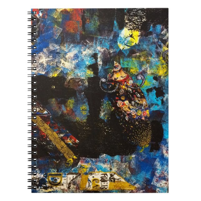 Collage Notebook Notizblock (Vorderseite)