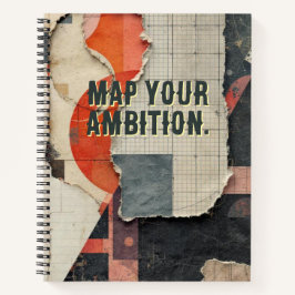 Collage of Ambition | Mixed Media Goal Setting Art Notizbuch