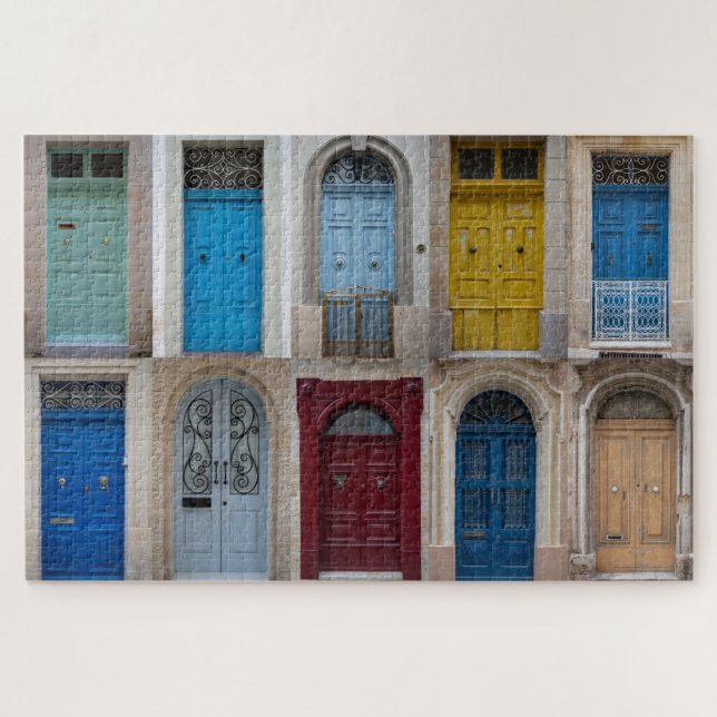 Collage of bunt front doors (Horizontal)