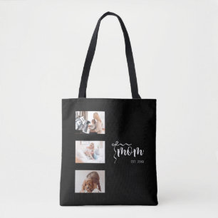 Collage personnalisé de 3 photos - Sac fourre-tout
