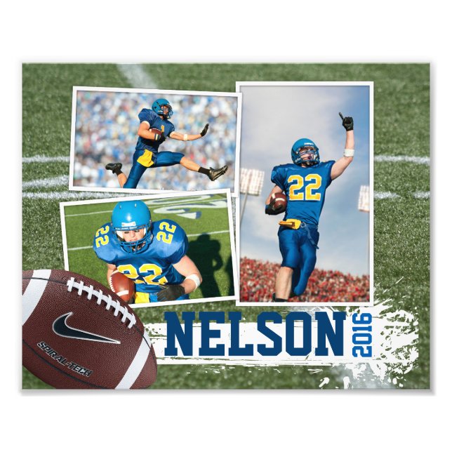 Collage photo de football (Devant)