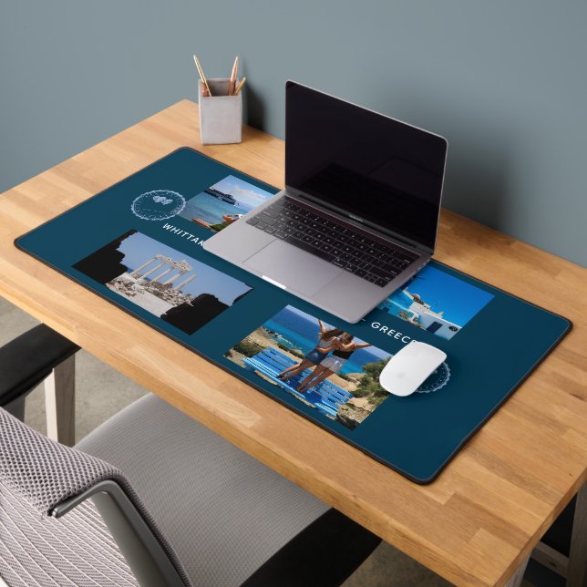 Collage photo de vacances familiales modernes (Bureau 2)