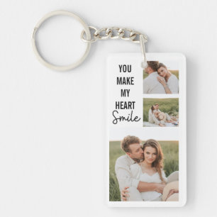 Collage photo en couple et belle citation romantiq