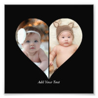 Collage photo en forme de coeur 2