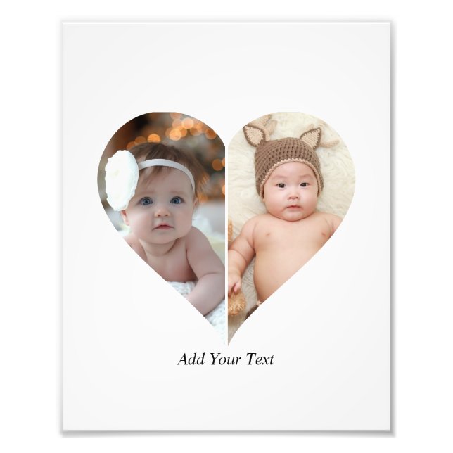 Collage photo en forme de coeur 2 (Devant)