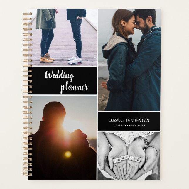 Collage photo fiançailles wedding planner personna (Devant)