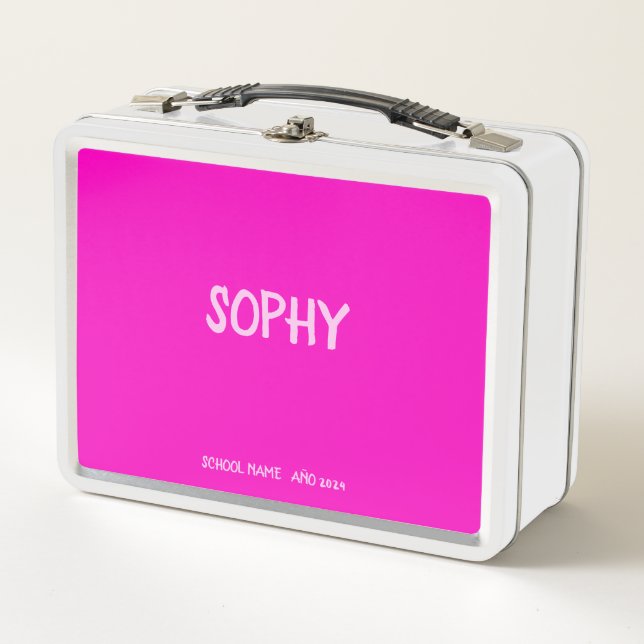COLLAGE photo Lunchbox rose rose rose rose Pour Cu (Devant)