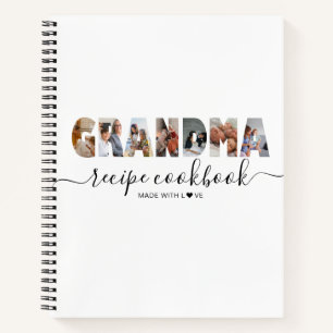 Collage photo minimaliste Livre de recettes de gra
