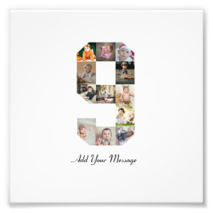 Collage photo numéro 9 en noir et blanc